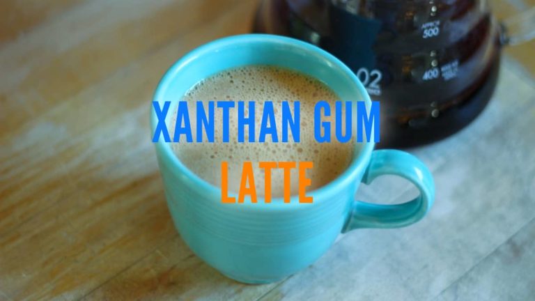 Making a Xanthan Gum Latte