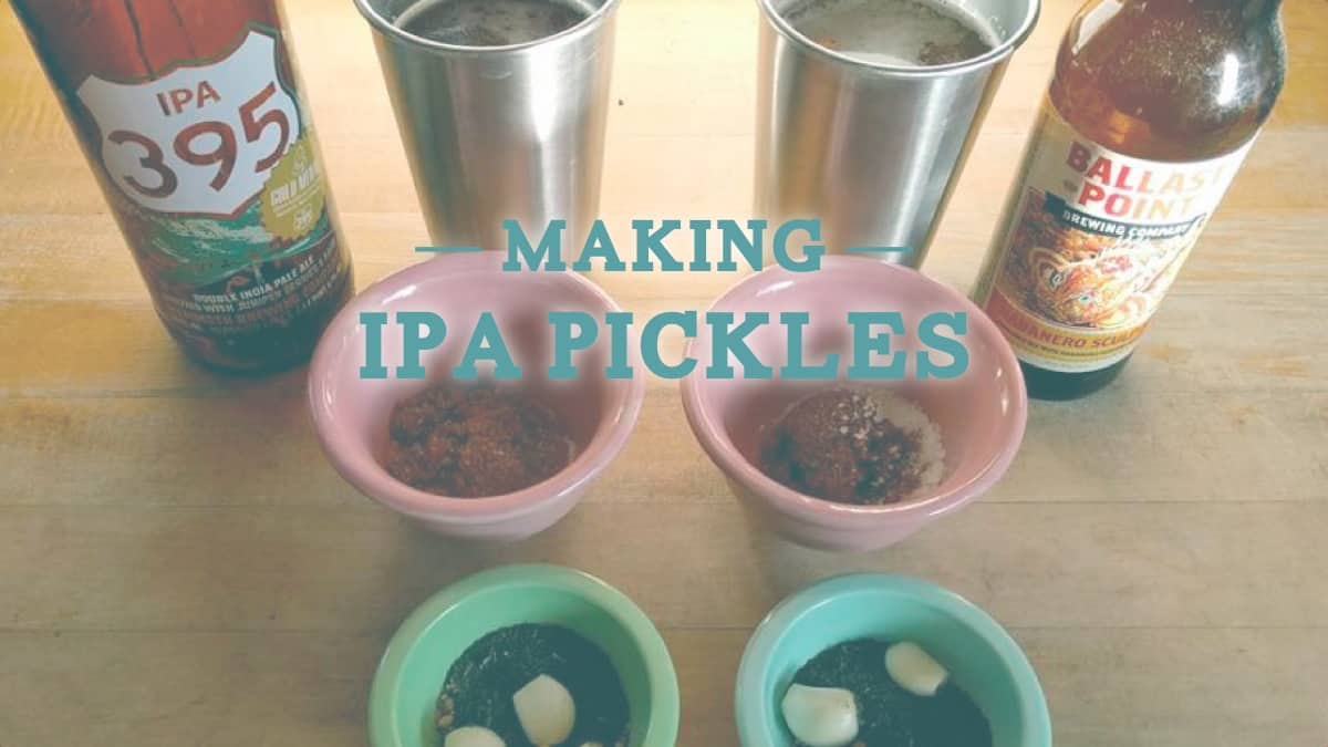 Making IPA Pickles