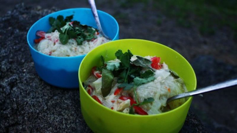 5 Backpacking Recipes: Green Curry