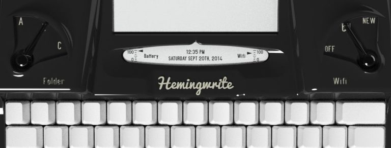 Write Without Distraction on the Hemingwrite