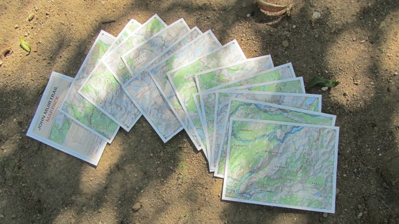 Tom Harrison Maps; John Muir Trail Map Pack