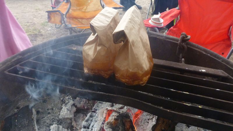 Cooking Breakfast in a Bag
