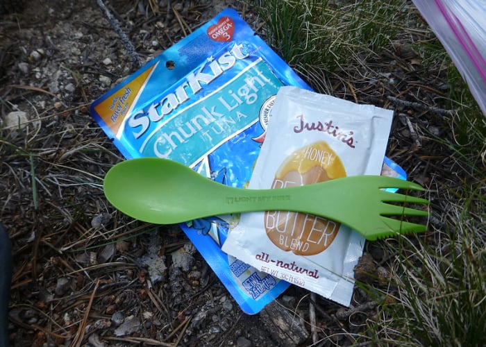 John Muir Trail Food: Tuna and Peanut Butter