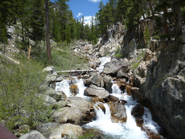 Fish Creek at Tully Hole. Taken from a bridge.