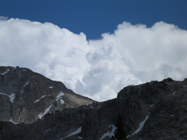 Menacing Cumulonimbus cloud over Silver Pass