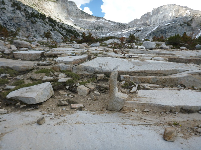 A chair of rock near Silver Pass