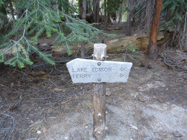 Lake Edison and Ferry Sign