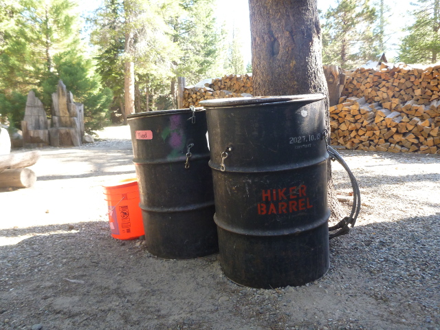 Hiker Barrels at VVR