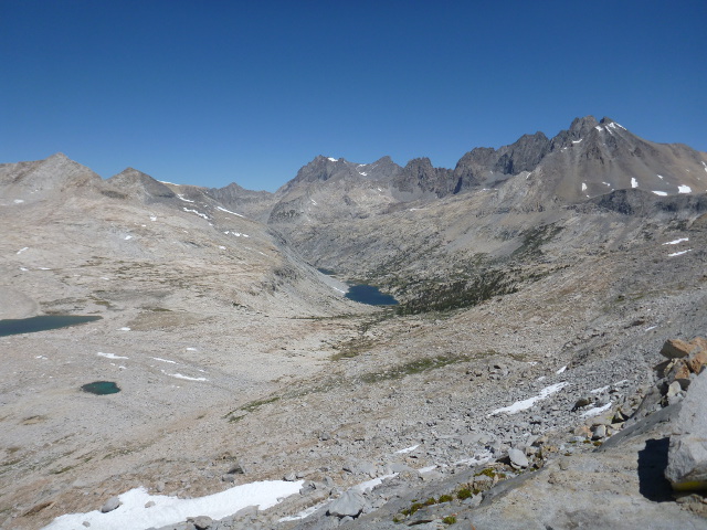At Mather Pass looking south: Upper Basin