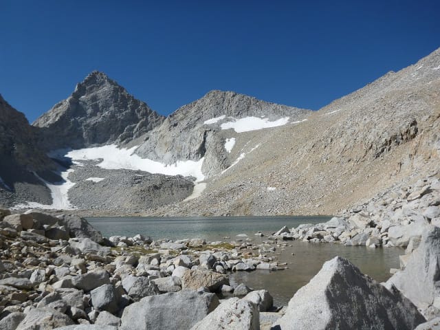 Lake at 12,250 feet.