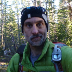The author on day four of his solo hike of the John Muir Trail.