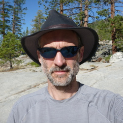 The author on day six of his solo hike of the John Muir Trail.