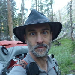 The author on day 10 of his solo hike of the John Muir Trail.